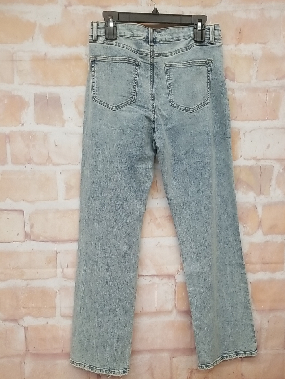 Womens NWT Rewash Light Blue Vintage Wash Straight Jeans - Picture 3 of 5